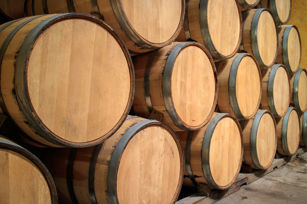 Oak barrels